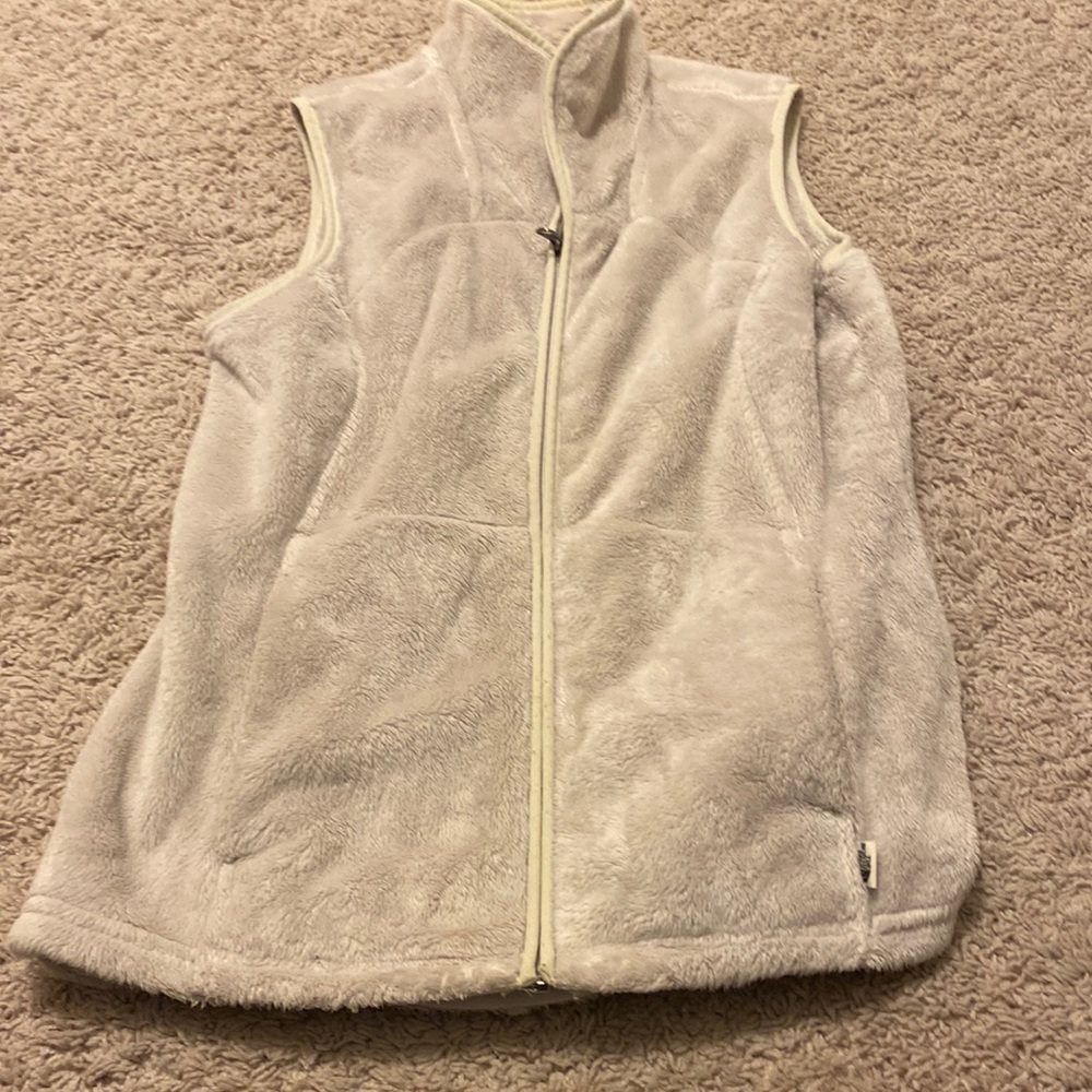 the north face fuzzy vest